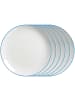 Ritzenhoff & Breker 6er Set Speiseteller Adela ø 26,5 cm in blau
