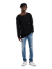 Carlo Colucci Strickpullover Fazzi in Schwarz
