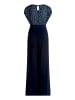 Vera Mont Jumpsuit mit Bundfalten in Patch Dark Blue/Dark Blue