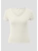 QS T-Shirt in 0200_creme