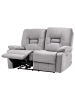 Beliani 2-Sitzer Sofa BERGEN in Grau - (W) 149 x (H) 101 x (L) 72 cm