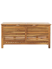 Beliani Truhe RIVIERA in Braun - (W) 130 x (H) 64 x (L) 48 cm