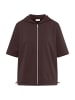 Cecil Kapuzenjacke mit seitlichen Tunnelzügen in Brown Cacao