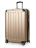 Hauptstadtkoffer Spree - Großer Koffer erweiterbar XL Trolley Aufgabegepäck, TSA, in Champagner