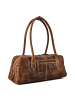 Greenburry Vintage Schultertasche Leder 42 cm braun