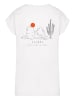 F4NT4STIC Extended Shoulder T-Shirt Escape Discover the World Savannah in weiß