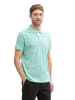 Tom Tailor Polo Shirt mit Logostickerei BASIC POLO WITH CONTRAST in Mint