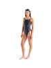 Arena Snakeskin Lightdrop-Back Schwimmanzug chlorbeständig in Schwarz