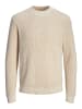 Jack & Jones Strickpullover in Greige