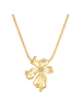 Yokoamii Kette Blume aus Metall-Legierung in gelbgold