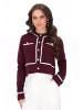 faina Women Cardigan in burgundy