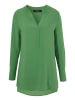 Aniston SELECTED Longbluse in grün