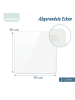 relaxdays Bodenschutzmattein Transparent - (B)90 x (T)90 cm