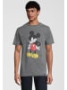 Recovered T-Shirt Disney Mickey Mouse Madface in Dunkelgrau