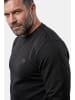 Men Plus Sweatshirt in schwarz