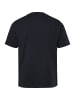 Men Plus Kurzarm T-Shirt in schwarz