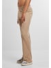 Urban Classics Urban Classics Ladies Rib Pants in beigemelange