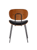 home24 Esszimmerstuhl Hossa (2er-Set) in Schwarz