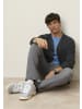 Man's World Strickjacke in anthrazit melange