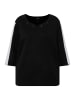 Ulla Popken Sweatshirt in schwarz