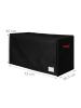 relaxdays Weihnachtskugel-Aufbewahrungsbox in Schwarz - (B)73 x (H)40 x (T)36,5 cm
