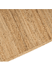 Beliani Geflochtener Teppich BOGAZOREN in Beige - (W) 160 x (L) 230 cm