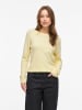 Vila Strickpullover in Pastel Yellow
