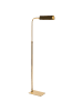 Beliani Stehleuchten DERWENT in Gold - (W) 17 x (H) 121 x (L) 42 cm