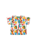 Little Green Radicals Kurzärmeliges Henley-Top in Bunt mit lockerer Passform