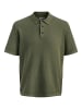 Jack & Jones Einzigartiges Knit Polo-Shirt mit Kentkragen in Olive-2