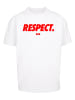 Mister Tee Mister Tee Herren Football's coming Home Respect Oversize Tee in white
