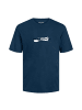 Jack and Jones T-Shirt JCOCONDOR Tee SS Crew Neck FST in Blau