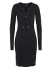 Bruno Banani Strickkleid in schwarz