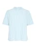 Cream Kurzarm-Bluse CRNadela Loose fit in Clear Blue Stripe