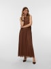 Vero Moda Asymmetrisches Kleid in Cocoa Brown