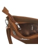 tectake Schicke Trachtenhandtasche in Wildlederoptik, braun
