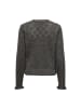 JDY Pullover in Dark Grey Melange