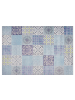 Beliani Kurzflor INKAYA in Grau/Weiß/Beige - (W) 140 x (H) 1 x (L) 200 cm