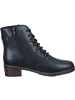 rieker Freizeit Stiefeletten in schwarz/schwarz