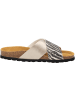 Palado Pantoletten Rianel Wild by Sila Sahin in Taupe Zebra