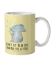 Mr. & Mrs. Panda Teetasse Elefant Seifenblasen mit Spruch in Gelb Pastell