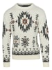 KOROSHI Stricktrikot in weiß