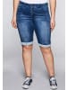 sheego Jeansbermudas in blue denim