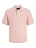 Jack & Jones Gestricktes Polo in Impatiens Pink