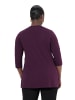 Ulla Popken Shirt in dunkle traube