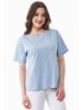 Organication T-Shirt "WOR17231" in Eisblau