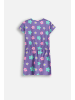 MOKIDA Kleid aus Sweatstoff mit kurzen Ärmeln in violett
