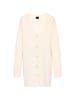 DreiMaster Klassik Damen Cardigan in Wollweiss
