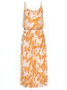 S. Oliver Culotte-Overall in orange-creme-bedruckt