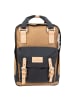 Doughnut Macaroon Euro 16 - Rucksack 38 cm (grey x dark grey) in khaki x black